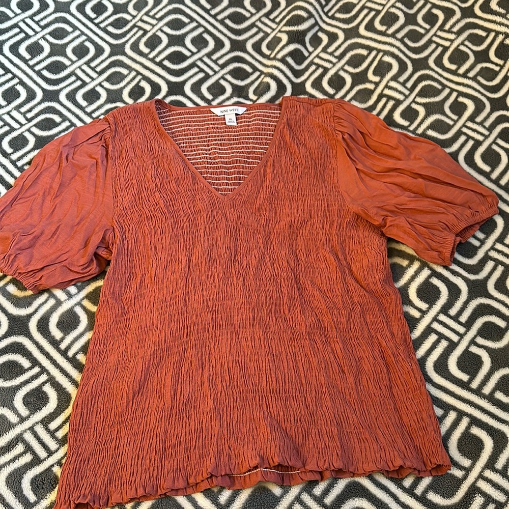 Nine West Womens Blouse XL